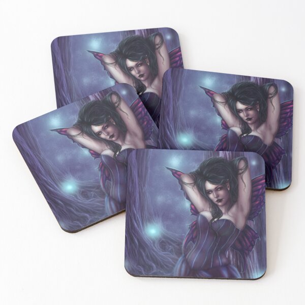 Item preview, The Will-o-the-Wisp - Dark Fairy in the Forest designed and sold by Tiffany Toland-Scott.