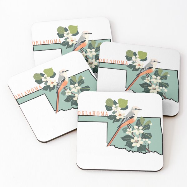 Item preview, Oklahoma State Bird and Flower designed and sold by adventurehaven.