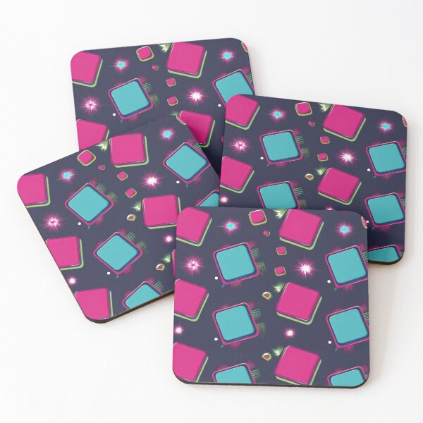 Item preview,  Squares  pattern 90s arcade designed and sold by Expressions-Sel.