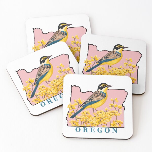 Item preview, Oregon State Bird and Flower designed and sold by adventurehaven.
