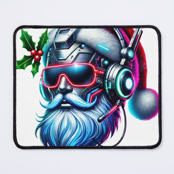 Item preview, Cyberpunk Santa Claus Christmas Art designed and sold by lubushop1.