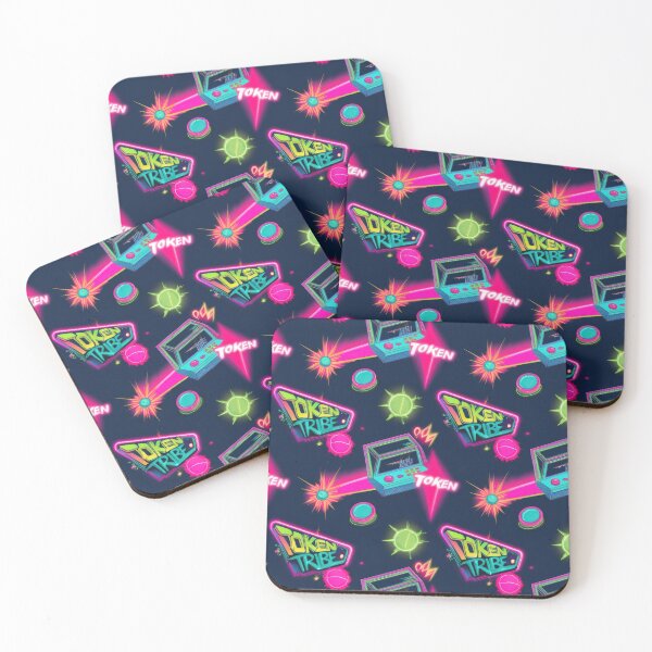 Item preview, vintage Token pattern 90s arcade designed and sold by Expressions-Sel.