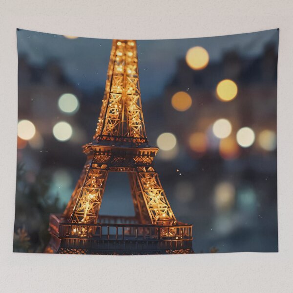Item preview, Eiffel Tower Illuminated at Dusk designed and sold by Vitalka-uk.