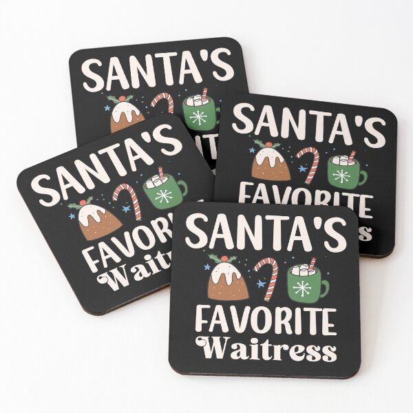 Item preview, Christmas Waitress T Shirt designed and sold by SeasonXpress.