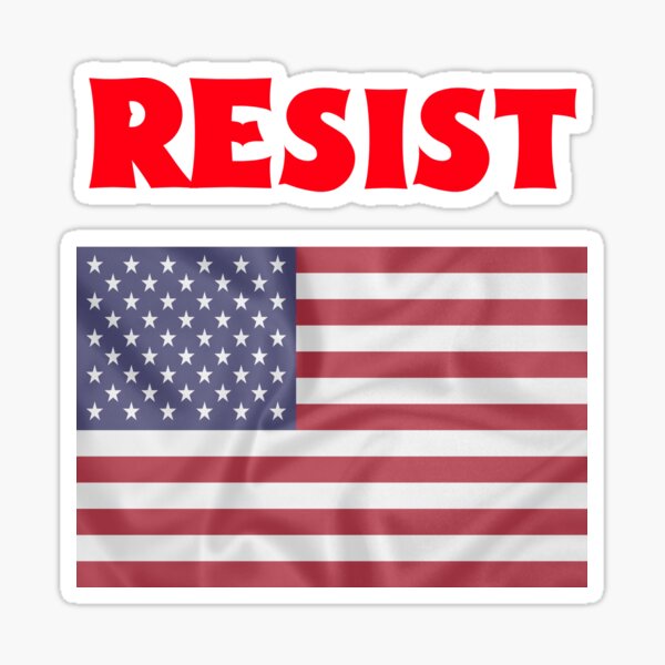 Artikel-Vorschau von Widerstehen Sie dem Trump-Faschismus. Amerikanische Flagge., designt und verkauft von Qzmet.