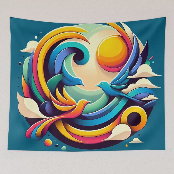 Item preview, Birds abstract designed and sold by cmphotographs.