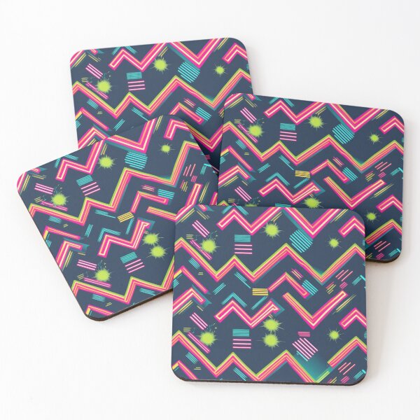 Item preview,  vintage Waves pattern 90s arcade designed and sold by Expressions-Sel.