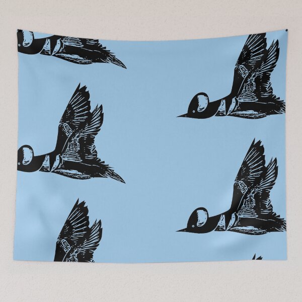 Item preview, Hooded Merganser Black Design  designed and sold by designsasstultd.