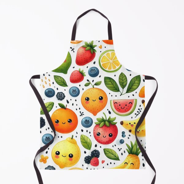 Aperçu de l'œuvre Fruity Fun : Motif mignon et coloré créée et vendue par Haji Kamora.