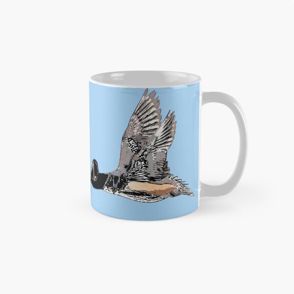 Item preview, Hooded Merganser Black Alternate Design  designed and sold by designsasstultd.