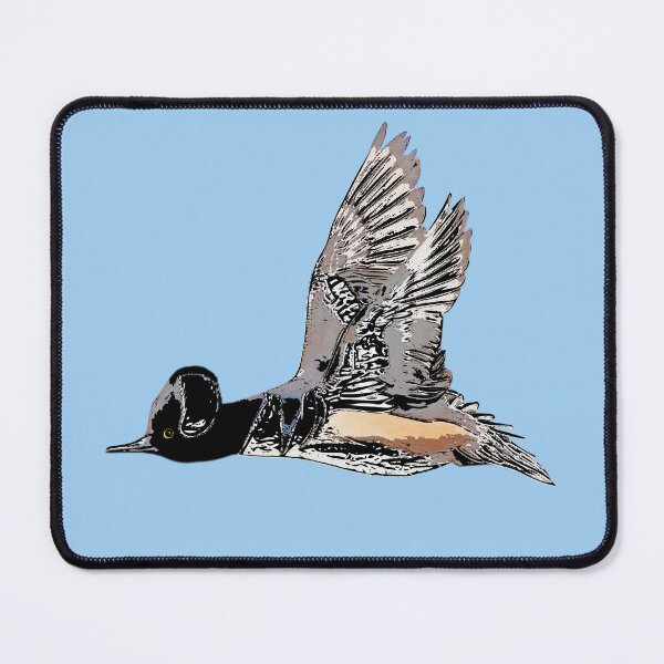 Item preview, Hooded Merganser Black Alternate Design designed and sold by designsasstultd.