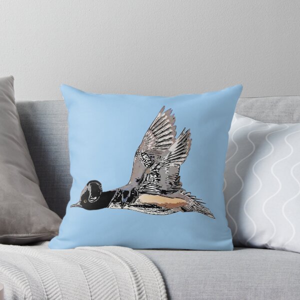 Item preview, Hooded Merganser Black Alternate Design  designed and sold by designsasstultd.