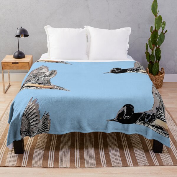 Item preview, Hooded Merganser Black Alternate Design designed and sold by designsasstultd.