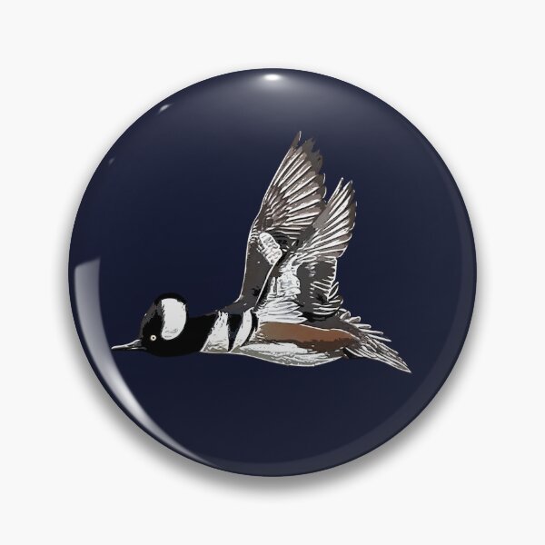Item preview, Hooded Merganser White Alternate Design  designed and sold by designsasstultd.
