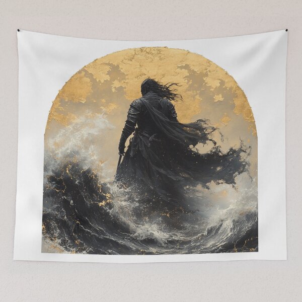 Item preview, Warrior in the Storm of Infinity designed and sold by Kunst-Shirt.