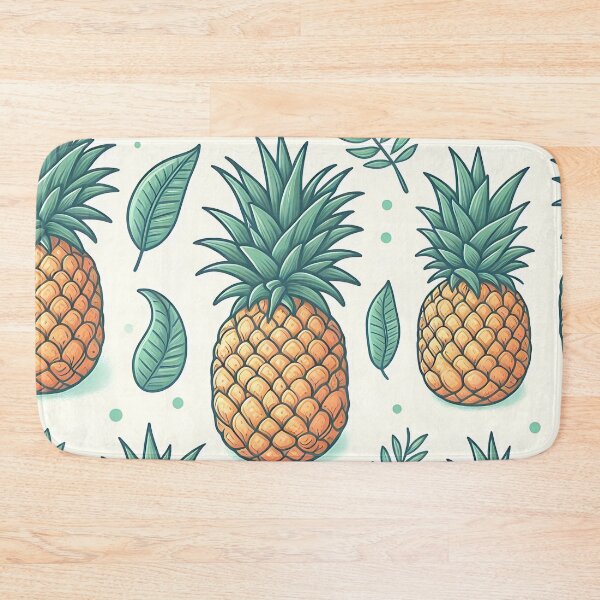 Item preview, Pineapple & Leaves Pattern designed and sold by Haji  Kamora.