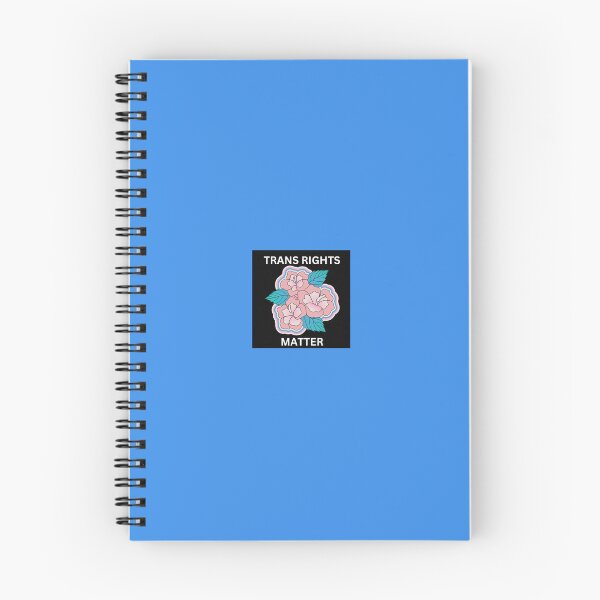 Item preview, Flower Trans Rights Matter LQBTQ+ Trans Sticker Light pink & Pastel Blue designed and sold by SimplyPsycho.