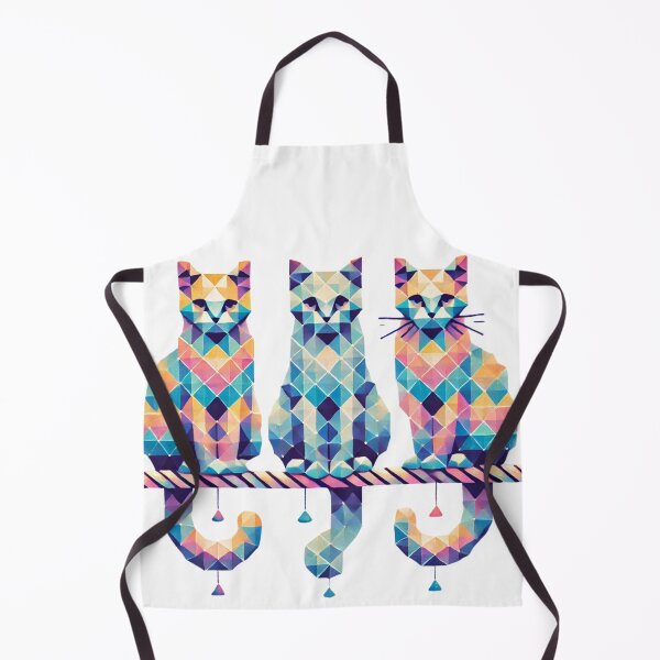 Item preview, Geometric Cat Trio designed and sold by becauseturkey.