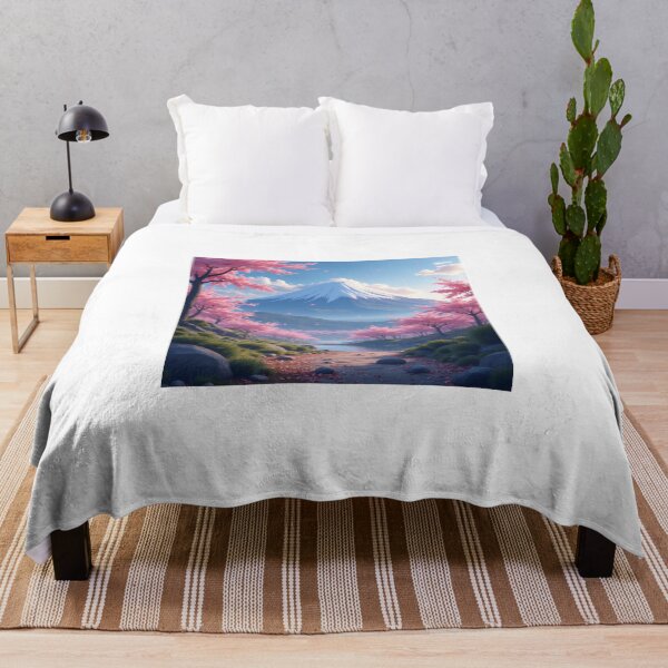 Item preview, mount fuji and cherry blossoms designed and sold by melissabeta.
