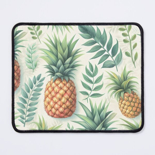Item preview, Pineapple & Leaves Pattern designed and sold by Haji  Kamora.