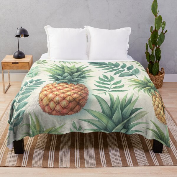 Item preview, Pineapple & Leaves Pattern designed and sold by Haji Kamora.