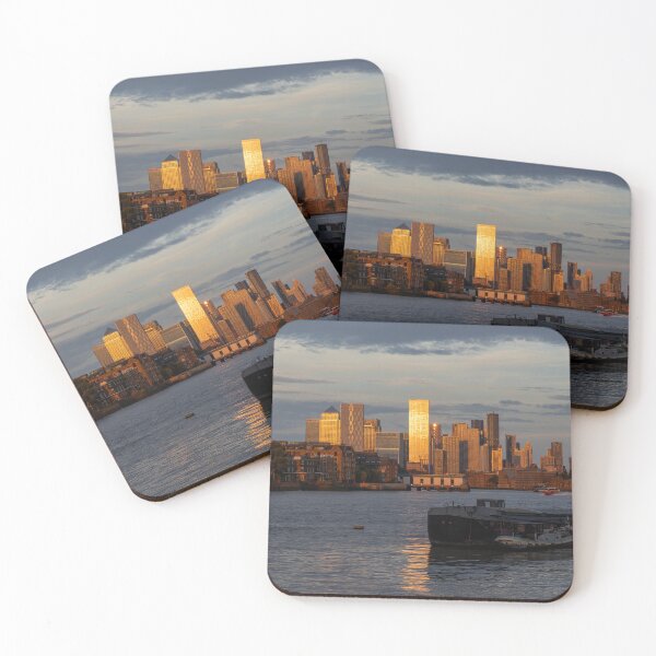 Item preview, Golden hour at Canary Wharf designed and sold by EDHPhotography.