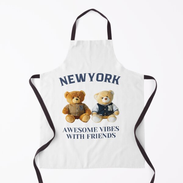 Item preview, Two Cool Teddy Bears in New York College Jackets | Fun Vibes with Friends Design designed and sold by Colorful-Garden.