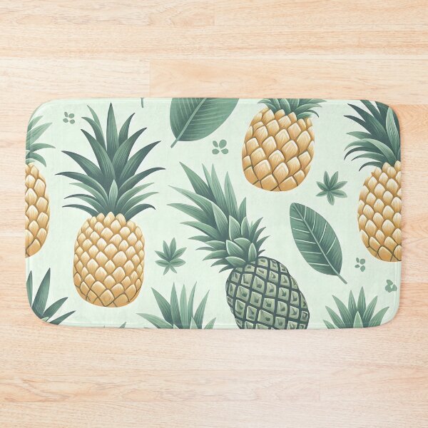 Item preview, Pineapple & Leaves Pattern designed and sold by Haji  Kamora.