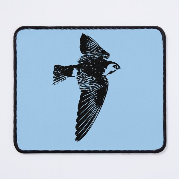 Item preview, Violet-green Swallow Black Design designed and sold by designsasstultd.