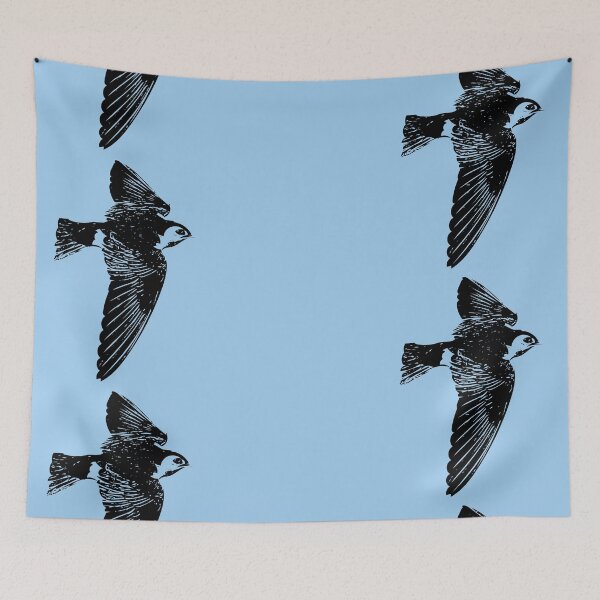 Item preview, Violet-green Swallow Black Design  designed and sold by designsasstultd.