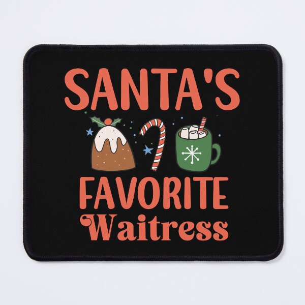 Item preview, Christmas Waitress T Shirt designed and sold by SeasonXpress.