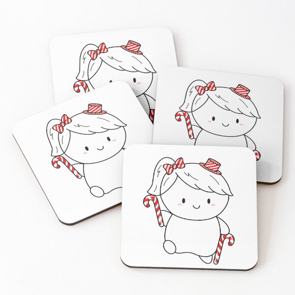 Item preview, Cute candy cane character designed and sold by stickbymeco.