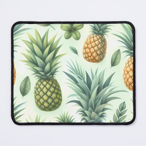Item preview, Pineapple & Leaves Pattern designed and sold by Haji  Kamora.