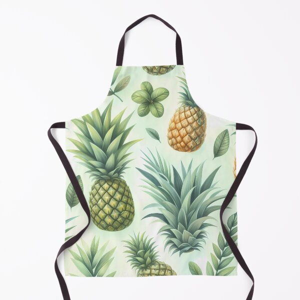Item preview, Pineapple & Leaves Pattern designed and sold by Haji  Kamora.