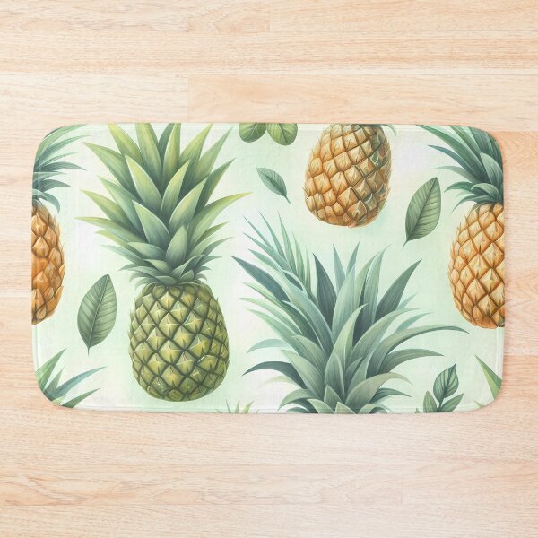 Item preview, Pineapple & Leaves Pattern designed and sold by Haji  Kamora.