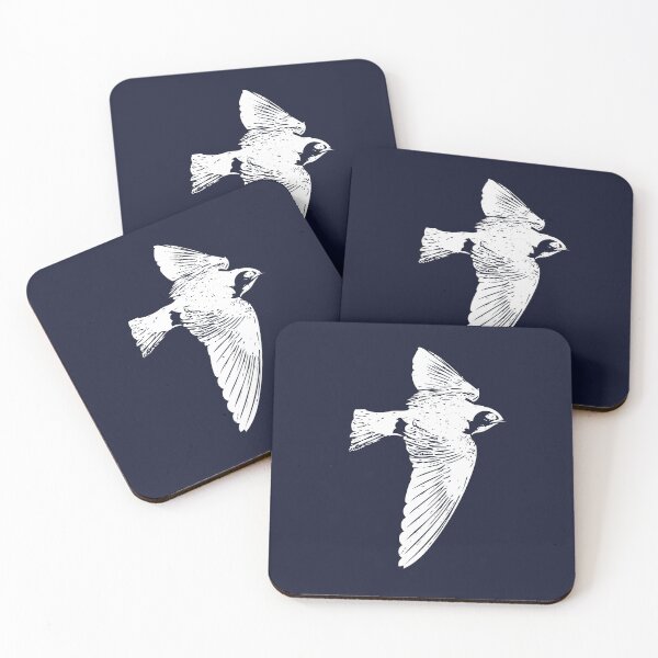 Item preview, Violet-green Swallow White Design  designed and sold by designsasstultd.