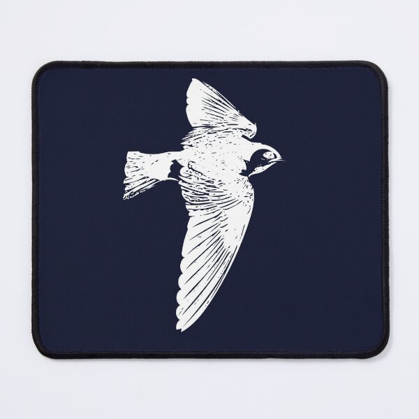 Item preview, Violet-green Swallow White Design  designed and sold by designsasstultd.