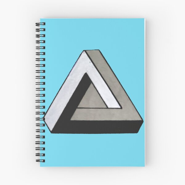 Item preview, Penrose triangle pencil drawing in black and white designed and sold by norascorner.