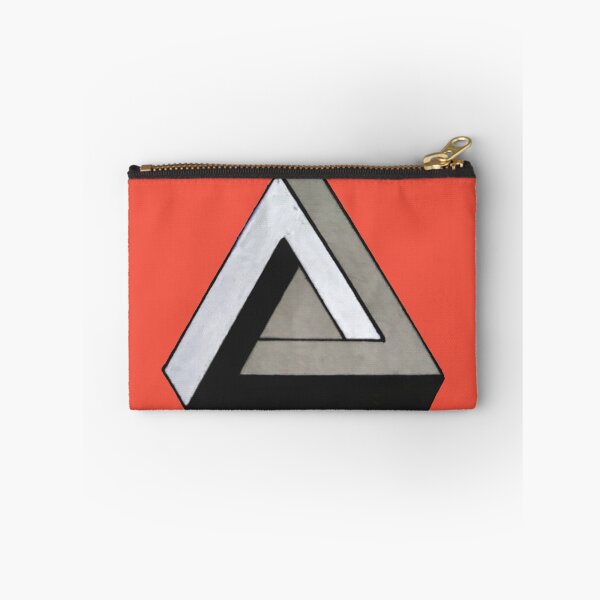 Item preview, Penrose triangle pencil drawing in black and white designed and sold by norascorner.