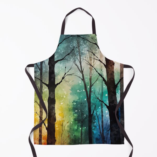 Item preview, Mystical Forest Silhouettes with Colorful Sky designed and sold by Vitalka-uk.