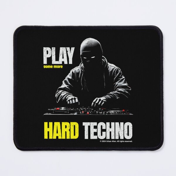 Item preview, Play Some More Hard Techno - Underground DJ designed and sold by Urban-Alien.