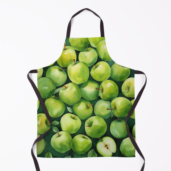 Item preview, watercolor green apples designed and sold by Valentina-V.