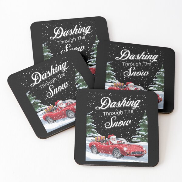 Item preview, Dashing Through The Snow - Santa In A Red Convertible - Christmas Humor designed and sold by signshirtz.