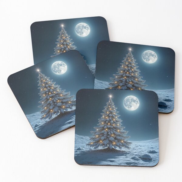 Item preview, Christmas tree in the moon light designed and sold by GeoKesk.