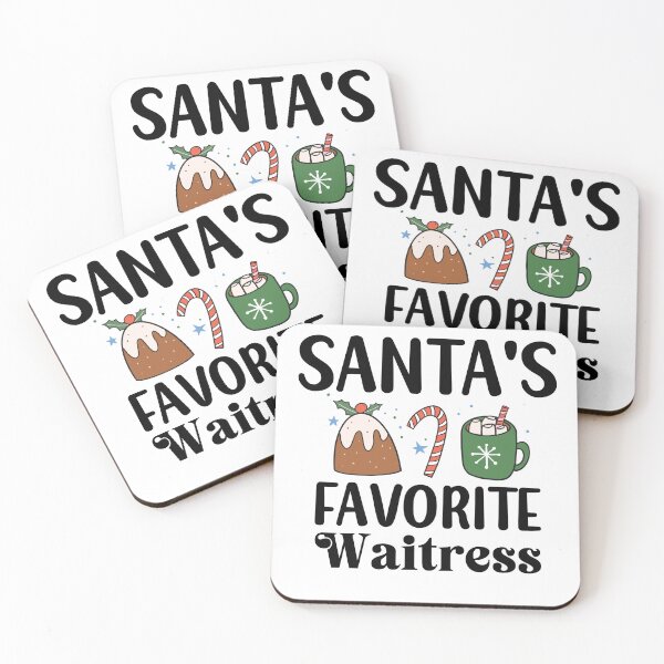 Item preview, Christmas Waitress T Shirt designed and sold by SeasonXpress.