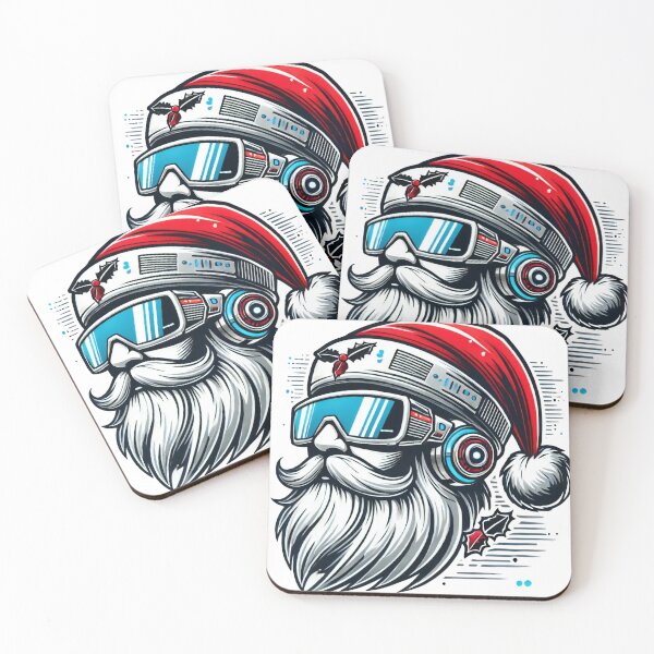 Item preview, Retro Futuristic Santa with High-Tech Details designed and sold by lubushop1.