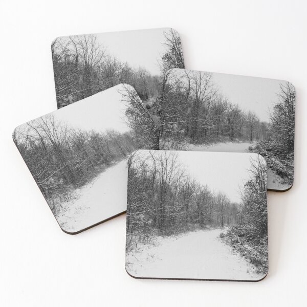 Item preview, A Winter Path in Black and White designed and sold by Elysianart100.