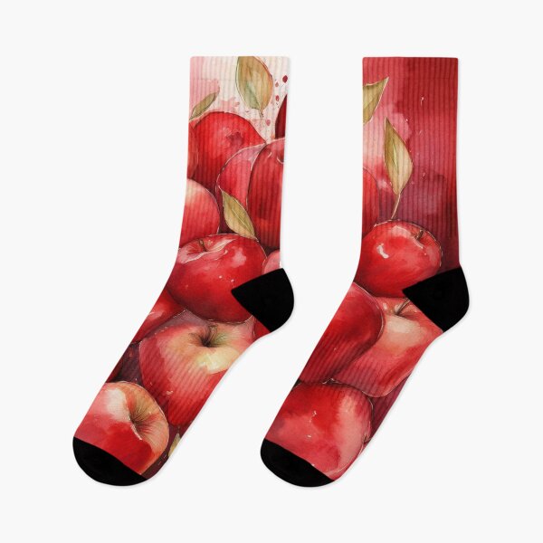 Item preview, manzanas rojas acuarela designed and sold by Valentina-V.