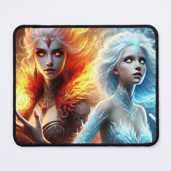 Item preview, Fire and Ice Angels designed and sold by doramoredesigns.
