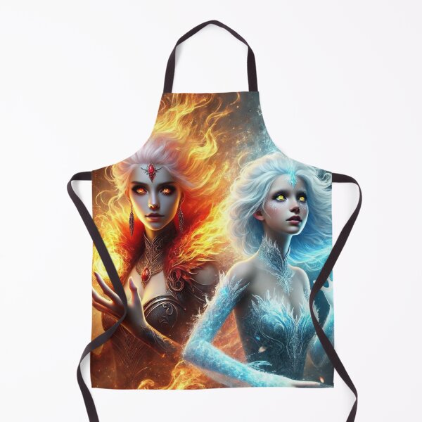 Item preview, Fire and Ice Angels designed and sold by doramoredesigns.